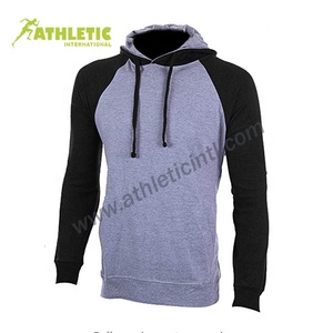 Vente en gros de sweats à capuche unis en coton vierge personnalisé de haute qualité pour hommes vêtements de sport d'hiver décontracté deux couleurs pulls à capuche pour hommes - Product Image 2