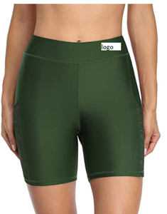 <b>Women's</b> Boardshort Swim Bottom Casual Quantity High Waisted Swimwear <b>Shorts</b> 82% Nylon, 18% Spandex Sourcing From Bangladesh - Product Image 5