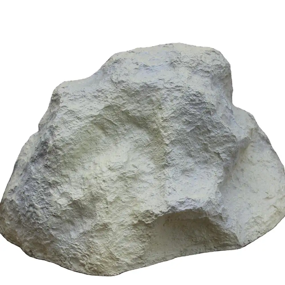 Beige color Rough Fake Finish Real but artificial Sandstone FRP Resin Rocks light weight for garden decoration
