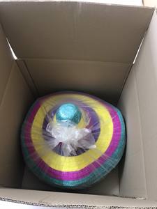 Sombrero de ala ancha redonda y colorida, Sombrero de paja mexicana, hecho a mano, precio competitivo, 99 DATOS dorados - Product Image 5