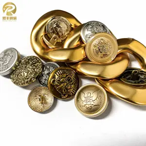 سعر المصنع عرقوب زر سبائك الزنك مخصصة مخصص شعار معدني عرقوب زر تنقش المعادن الخياطة التبعي ل معطف.