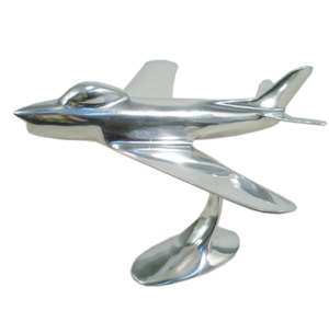Excellent Quality Aluminium <b>Model</b> Silver <b>Aeroplane</b> With Stand - Product Image 5