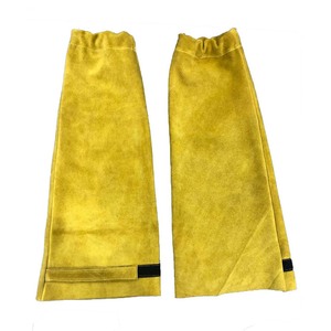 2025 New Arrival Yellow <b>Welding</b> Sleeve Workwear Heat Resistant with Reflective Stripe Elastic Cuff Safety <b>Clothing</b> - Product Image 6