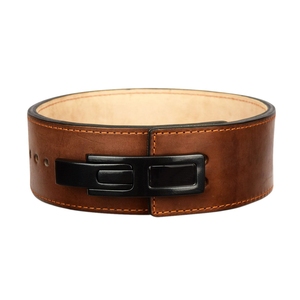 Haute qualité personnalisée 13 mm peau de vache Gym forte ceinture à levier PU ceinture de Fitness de levage de puissance - Product Image 2