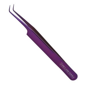 Purple Volume Eyelash Extension Tweezer 6mm 75deg with Your Own Logo, Heavy Duty Eyelash Extension Volume Tweezer - Product Image 3