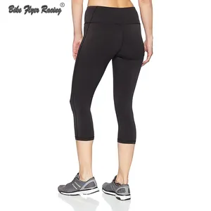 新款女性打底裤无缝高腰瑜伽裤，带侧口袋，适合女性健身房训练运动跑腿