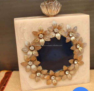 LUXURY CRAFST Sacs de soirée pour femmes avec pochette en résine Embellissement de broderie en métal et pierre à un tarif compétitif - Product Image 2