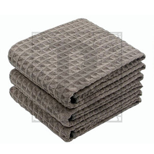 Serviette de toilette et de bain 100% coton gaufré, très absorbante, avec motif de Noël imprimé, pour la cuisine - Product Image 4