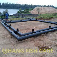 Cage flottante pour l'élevage des poissons de 6 m x 6 m en provenance de Chine