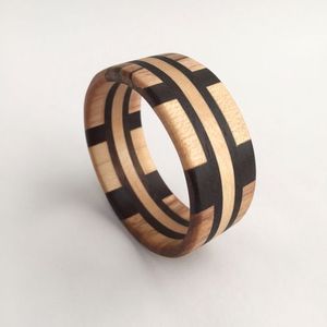 Anillo de madera personalizado para servilletas, accesorio decorativo y llamativo, hecho a mano, para bodas, fiestas, hogar y hoteles - Product Image 1
