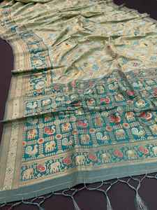 Designer tendance Banarasi soie Patola Kutchi Bandhani Sarees vêtements de mariage traditionnels pour les femmes à des tarifs de gros abordables - Product Image 6