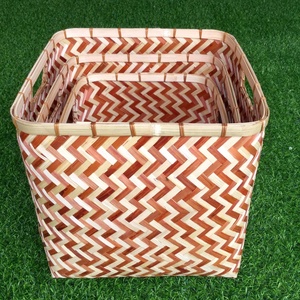 Oferta en cestas de almacenamiento de bambú natural hechas a mano Oferta en cestas de lavandería de Vietnam - Product Image 1