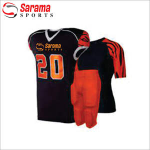 Uniformes de fútbol americano Sublimación Jersey Tackle Twill Personalizado Nuevo diseño Juventud Sublimación barata, - Product Image 3