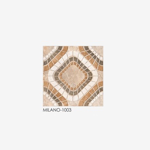 Azulejo de estacionamiento de piso de baño de porcelana esmaltada pulida de cerámica 3D personalizado de lujo 400x400mm - Product Image 1