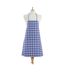 Tablier en coton certifié à pois, couleur bleue, en coton biologique, meilleure vente 100% - Product Image 1