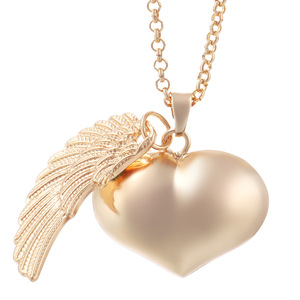 OEM/ODM Design personnalisé 925 Sterling Silver Wings Coeur Mexicain Bolas <span class=keywords><strong>Grossesse</strong></span> Ange Boules Pendentifs - Product Image 3
