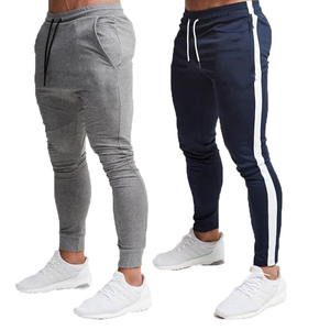Automne hiver nouveaux joggeurs pour hommes marque pantalons de survêtement décontractés fermeture à cordon Logo personnalisé vêtements de sport pantalons de Sport pantalons d'extérieur - Product Image 1
