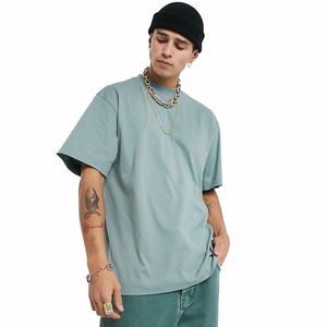 T-shirt oversize pour hommes Gym Sports Casual Fashion Confortable Respirant Microfibre Grande Taille Design vierge - Product Image 4