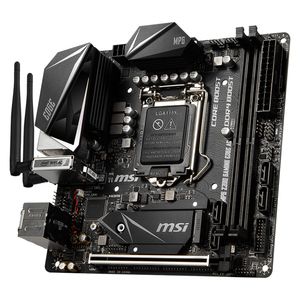 Carte mère MSI MPG Intel Z390I Gaming Edge AC Mini ITX DDR4-SDRAM d'occasion avec prise en charge du <span class=keywords><strong>socket</strong></span> LGA 1151, processeur Core <span class=keywords><strong>i9</strong></span> <span class=keywords><strong>9900K</strong></span> de 9e génération - Product Image 3