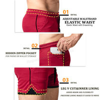 Pantalones cortos para correr para hombre, 2 en 1, entrenamiento, gimnasio, Fitness, novedad de 2022