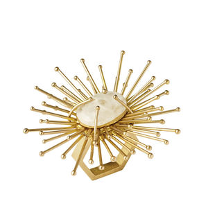 Rond de serviette imbriqué en fil torsadé, rond de serviette plaqué or pour les dîners de mariage, salle à manger, réunion de famille - Product Image 3