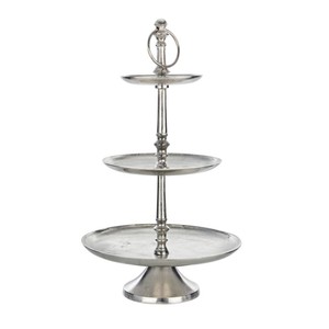 Présentoir à gâteau en Aluminium millenium H5, 3 niveaux, noir - Product Image 1