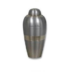 Pot en laiton pur pour crinière, conteneur commémoratif de urn, Pot pour ash et reliques de la fabrication indienne - Product Image 3