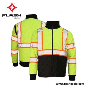 Chaqueta reflectante de seguridad para el trabajo, chaqueta reflectante de alta visibilidad con logotipo personalizado para invierno - Product Image 5