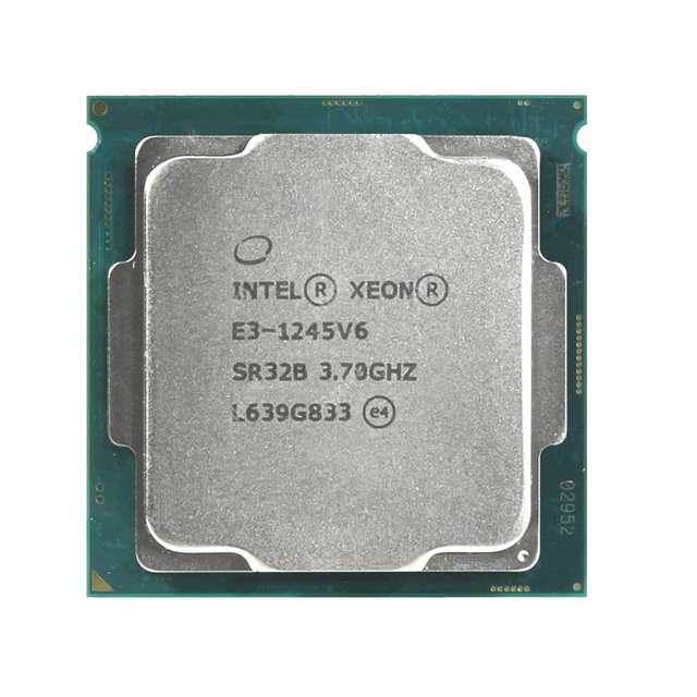 Used for Intel Xeon CPU Processor E3-1245 V6 (8M Cache 3.70 GHz) for Server Application Stock Available
