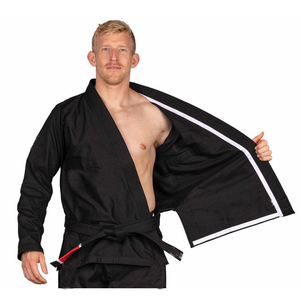 Jiu Jitsu-uniforme brasileño BJJ Gi para hombres y adultos, 450 algodón, etiquetas con logotipo personalizado, último diseño, 100% Gsm - Product Image 6