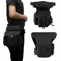 Sac de cuisse de couleur unie pour cyclisme et chasse, ceinture de hanche, sac de jambe tactique, sacs de cuisse pour uniez