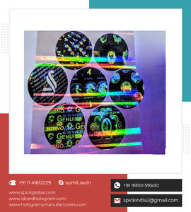 สติกเกอร์ติดกาว3D กระดาษ PET สีสันสดใสเคลือบโฮโลแกรมงานหัตถกรรมชั้นเยี่ยม - Product Image 3