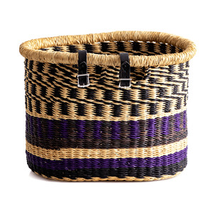 Almacenamiento de algas marinas africanas y cesta para bicicletas colorida y sostenible hecha en Vietnam - Product Image 6