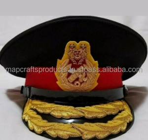 Factory Wholesale Custom Requirement Logo High Quality <b>Men</b> Embroidered Singapore General <b>Hats</b> - Product Image 6