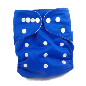 Couche lavable en coton réutilisable couche en tissu pour bébé avec poche en coton 100% biologique avec insert à 8 couches - Product Image 1