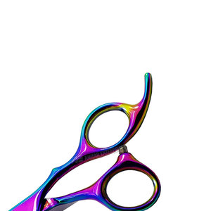 Ciseaux de coiffure pour femmes/hommes/enfants, lame tranchante 6 ", acier inoxydable 420c, couleur arc-en-ciel, 1 pièce - Product Image 6
