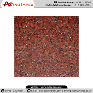 Indian Natural Granite <b>Stone</b> Gem Red at Best Price Bulk Order - Product Image 2