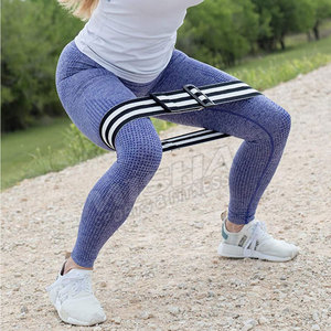 Banda de resistencia de tela para entrenamiento, banda de resistencia para Fitness, venta al por mayor - Product Image 3