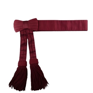 Estola o faja de graduación Lisa dorada de alta calidad, personalizable, Venta caliente barata, hecha de algodón, nailon, poliéster para graduación - Product Image 5