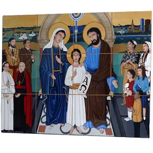 Mosaico de la Santa Familia para decoración, el mejor producto Italiano