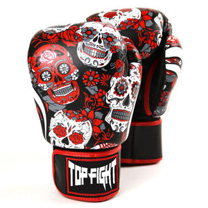 Guantes de boxeo de cuero profesional de alta calidad Nuevo diseño Twins Sparring Guante de boxeo Logotipo personalizado Guante de entrenamiento de boxeo - Product Image 2