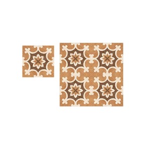 Couleur blanche avec design carré de couleur noire carreaux de sol en céramique brillante 40x40cm - Product Image 5