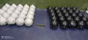 Brassworld-urna de cremación de mascotas, gota de lágrima de aluminio negro de latón, India - Product Image 5