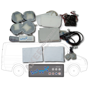 Sang Trọng Xe Ghế Massage Làm Mát Sưởi Ấm Áp Suất Không Khí Hệ Thống Điều Khiển Cho Van & Xe Phổ Phù Hợp Cho Tw - Product Image 1