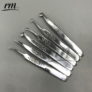 แหนบต่อขนตาปลอมทำจากสแตนเลสสีดำใช้ติดโลโก้ได้ตามต้องการ - Product Image 4