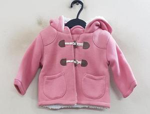 เสื้อผ้าเด็กผู้หญิงแบรนด์ดัง แขนยาว กระดุมสองเม็ด มีฮู้ด สเวตแจ็คเก็ต สต็อกล็อตจากบังกลาเทศ - Product Image 3