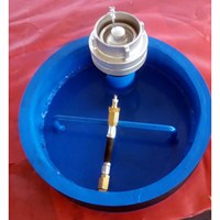 Bouchon de test gonflable Plugline à âme métallique, taille unique, DN200-1000mm, norme EN 1610:2015, haute pression 6,0 bars, NBR/CR/EPDM