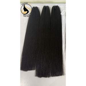Raw Unprocessed Virgin <b>Hair</b> <b>Extensions</b> High Quality Brazilian Style Bone Straight Wave Cheap Price From Vietnamese Vendor - Product Image 1