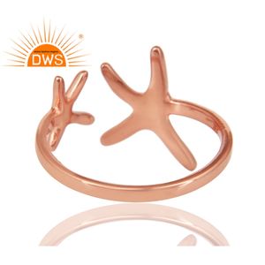 ผู้ค้าส่งเครื่องประดับแหวนทำมือ ชุบทองคำชมพู 14k เงินแท้ 925  ผู้จัดจำหน่ายเครื่องประดับอินเดีย - Product Image 3