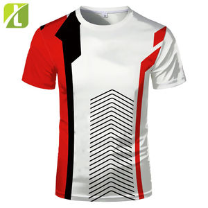 T-shirt décontracté à manches courtes et col rond pour homme et femme, sublimation, séchage rapide, respirant, écologique, avec motif imprimé - Product Image 5